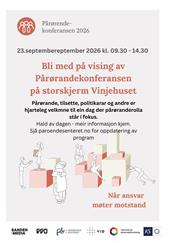 Pårørandekonferansen 2026