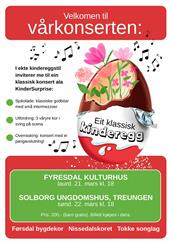Vårkonsert - "Eit klassisk kinderegg"