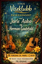 Jarle Aabø og Herman Gautefald live hos Vinje Viseklubb