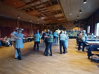 Kaffedansen-"vi over 60" på Bøndernes Hus Løten!