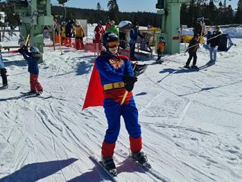 Kostymedag i Budor skianlegg