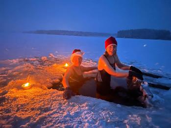 Veslejulekveldsbadstue i Haverbekkvika