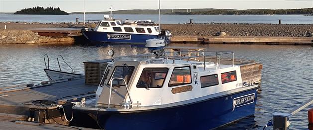 The motor boats Transkär and Vidar
