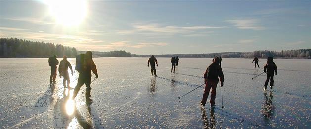 Folk på tur med Guide natura, Hansi Gelter