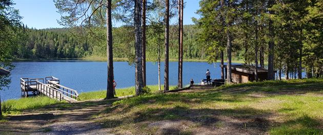 Nävertjärn accessible pier, Terese Lindbäck