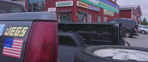 AE Däckcenters gårdsplan, AE Däckcenter