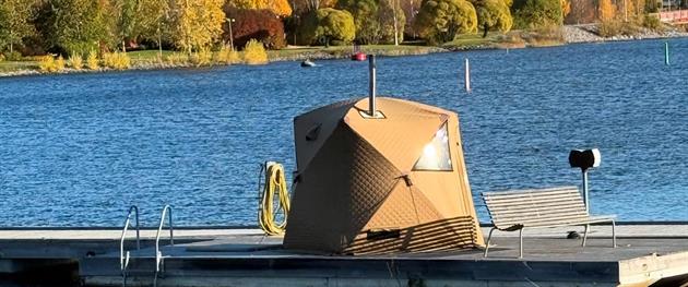 Bastutältet på bryggan, Västra kajen camping och gästhamn