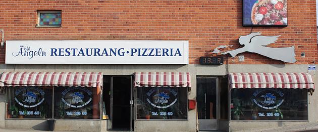 Fasad, Restaurang pizzeria Blå Ängeln