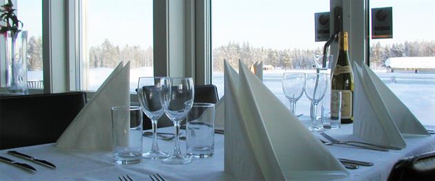 Interiör vinter, Piteå Golfklubb Restaurang