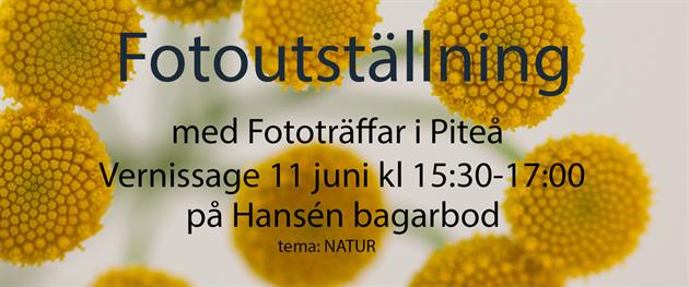 Fotoutställning tema natur