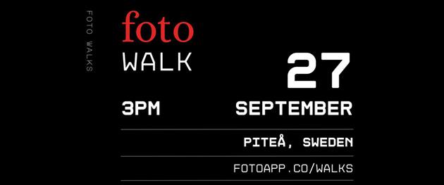 Foto walk affisch