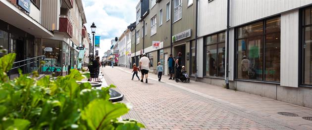 Gågatan i Piteå