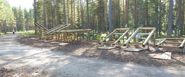 Grisbergets utegym, Piteå kommun