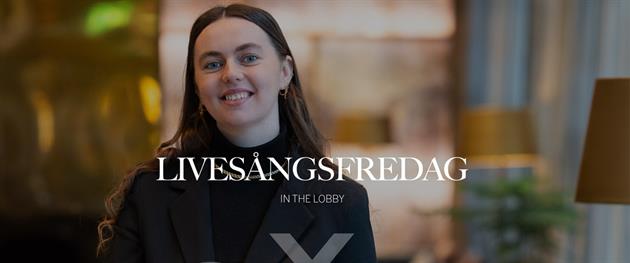 Livesångsfredag in the lobby