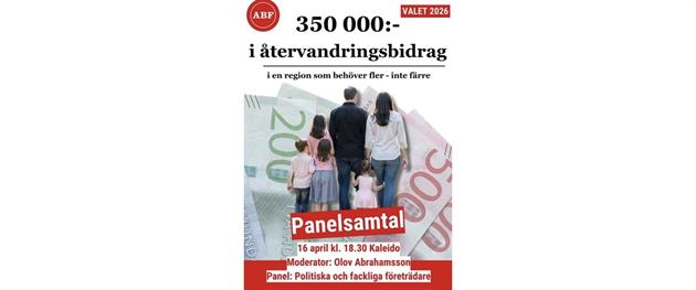 Panelsamtal - Återvandringsbidrag