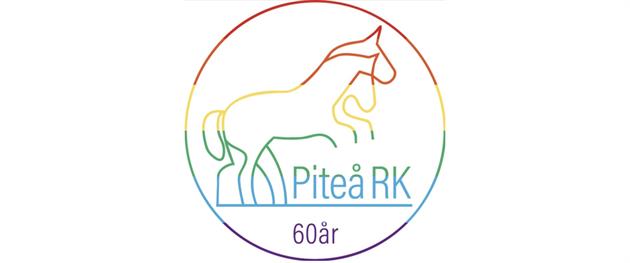 Piteå Ridklubb logo 60 år 2025