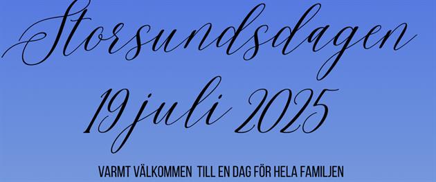 Storsundsdagen affisch