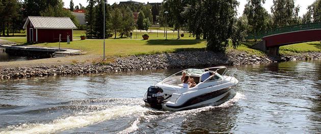 Båt i kanalen, Piteå Kommun