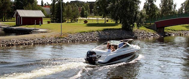 Båt i kanalen, Piteå Kommun