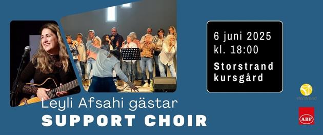 Konsert med mycket sång och fika