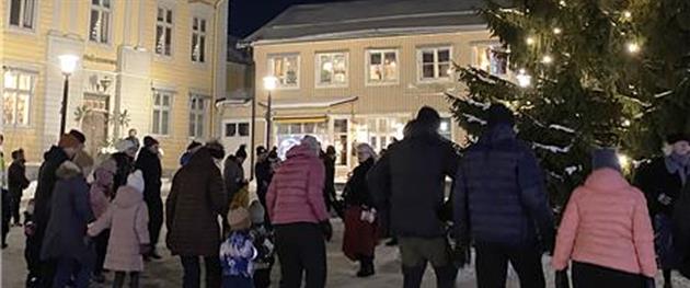 Dans på rådhustorget