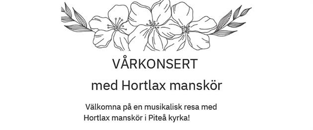 Välkomna på en musikalisk resa med Hortlax manskör i Piteå kyrka!