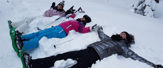 Gäster som ligger i snö, Guide natura