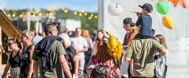 Besökare på Noliamässan i Piteå