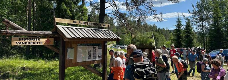 Plakat Historisk vandrerute - Etappe 2