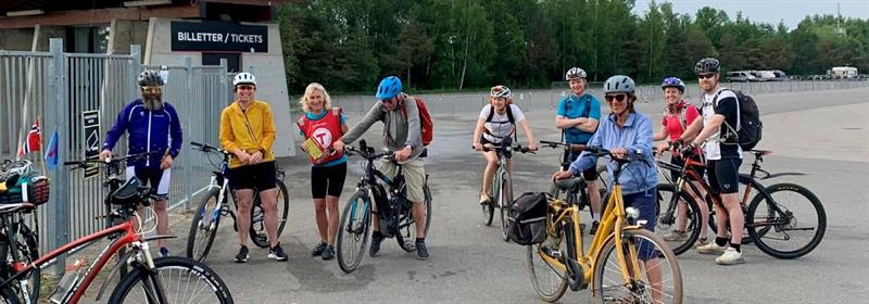Plakat Sykkeltur Hamar-Lillehammer og retur med Skibladner