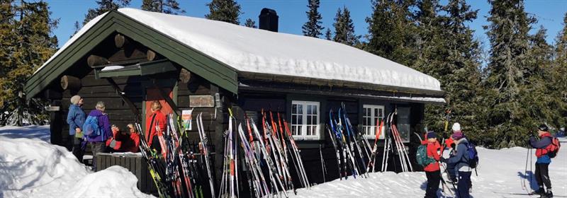 Plakat HHT Onsdagsgruppa: Skitur fra Vollkoia