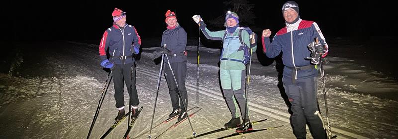 Plakat Hodelykttur på ski