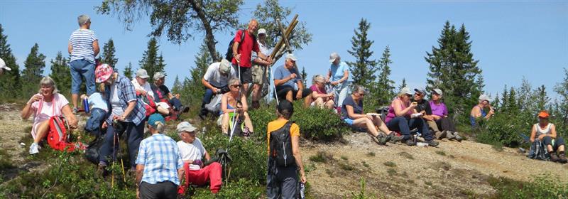 Plakat HHT Onsdagsgruppa: Tur fra Haugsetra til Nybusjøen
