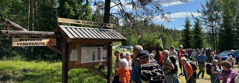 Plakat Historisk vandrerute - Etappe 1