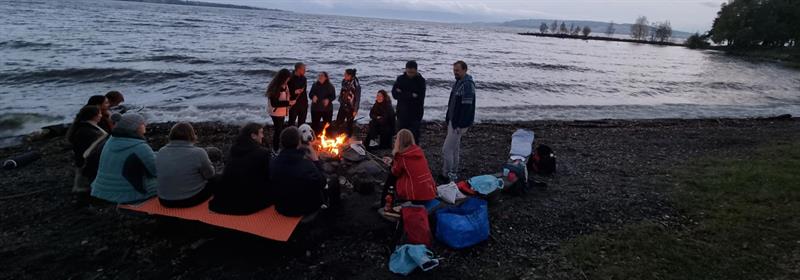 Plakat Bålkveld ved Mjøsa for unge voksne