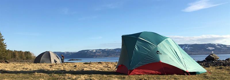 Plakat Barnas Turlag: Telttur i Stange