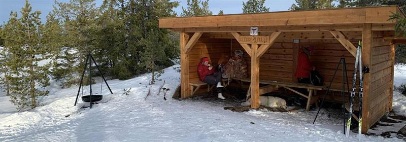 Plakat Barnas Turlag: Måneskinnstur til Klekkefjellet ved Budor