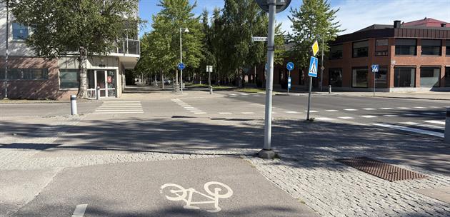Cykelväg i stan, Elin Saulo