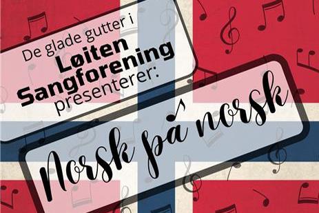 Plakat Vårkonsert Løiten Sangforening