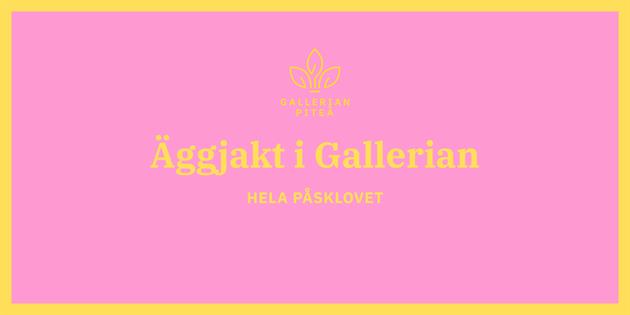 Äggjakt i Gallerian hela påsklovet