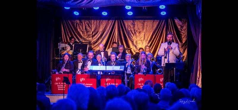 Plakat Lørdagsjazz med Odd R. Antonsen storband