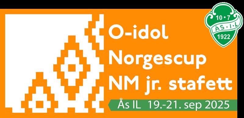 Plakat O-idol Norgescup NM jr. stafett