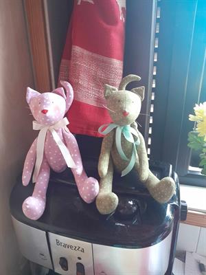 Her er to eksempler på dukkene til Tatjana.