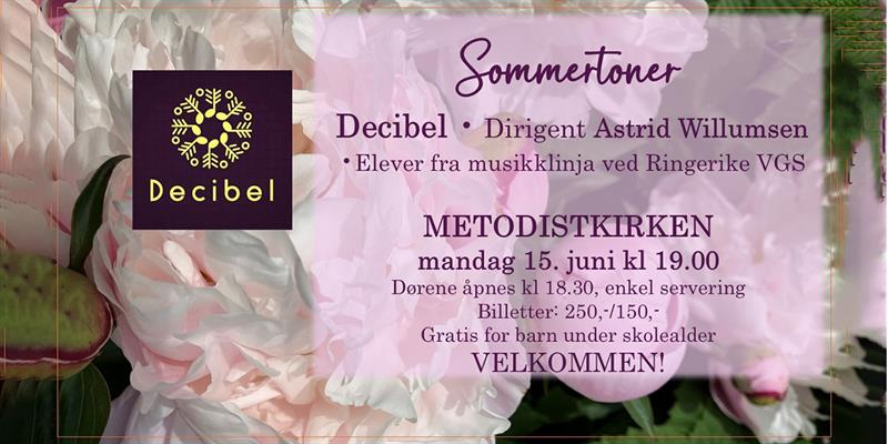 Sommertoner med Decibel og elever Ringerike v/VGS