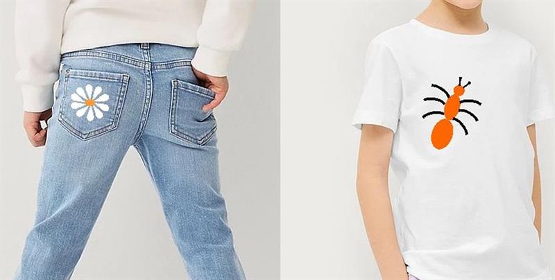 Plakat Barnas lørdag: Potet-trykk på klær