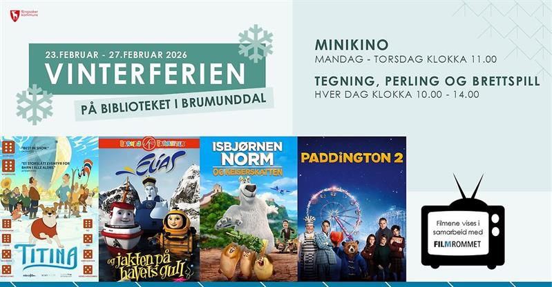 Plakat Vinterferie i Brumunddal