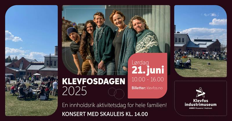 Plakat Klevfosdagen 2025