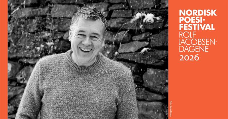 Plakat Nordisk poesifestival - Performance med Kurt Johannesen