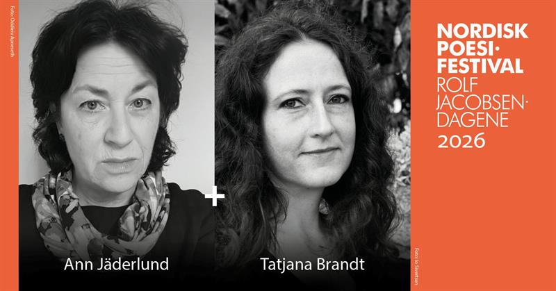 Plakat Nordisk Poesifestival - Møte med festivalpoeten