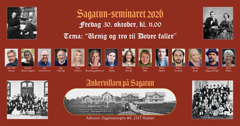Plakat Sagatun-seminaret 2026